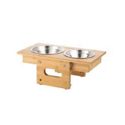 Hygieneunterlagen<SONGMICS Höhenverstellbare Fressnäpfe